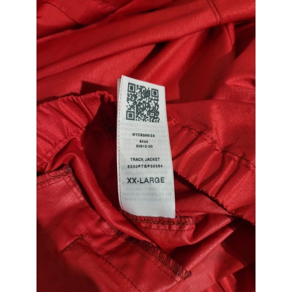 Mens True Religion Full Zip Track Jacket Size 2XL / TTG Red ~Zip Pockets